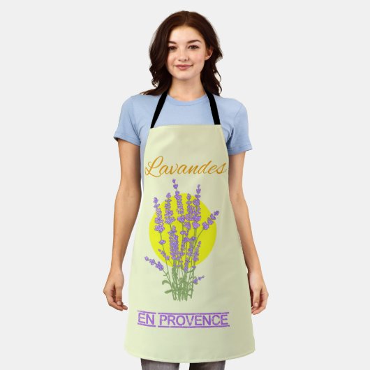 Lavendel in der Provence Schürze (Getragen)