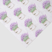 Lavendel in einem Eimer Seidenpapier (Ausschnitt)