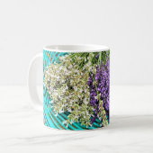 Lavendel in einem Korb Kaffeetasse (Vorderseite Links)