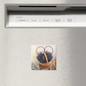 Lavendel in einem Korb Magnet (In Situ (Geschirrspüler))