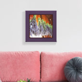 Lavendel in einer Scheune Leinwanddruck (Insitu (Wohnzimmer))