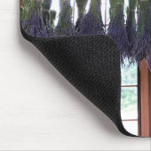 Lavendel in einer Scheune Mousepad (Ecke)