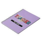 Lavendel in meiner Lehrerzeitschrift Notizblock (Linke Seite)