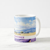Lavendel in Provence Kaffeetasse (VorderseiteRechts)