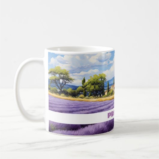 Lavendel in Provence Kaffeetasse (Links)