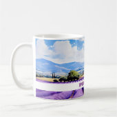 Lavendel in Provence Kaffeetasse (Links)