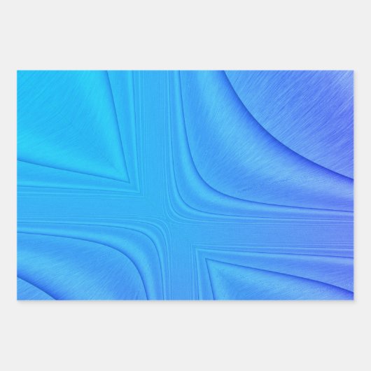 Lavendel in Violett-Kontur Geschenkpapier Set (Vorderseite)