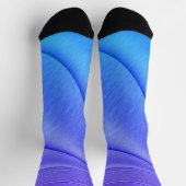 Lavendel in Violett-Kontur Socken (Oben)