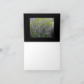 Lavendel-inspirierend leere Karte (Innenseite)