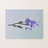 Lavendel-Iris und Knospen Puzzle (Horizontal)