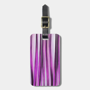 Lavendel-, Iris-und Trauben-Stripy Muster Gepäckanhänger