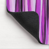 Lavendel-, Iris-und Trauben-Stripy Muster Mousepad (Ecke)