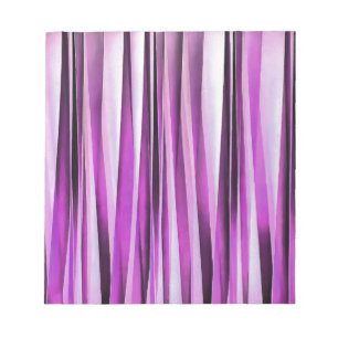 Lavendel-, Iris-und Trauben-Stripy Muster Notizblock