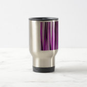 Lavendel-, Iris-und Trauben-Stripy Muster Reisebecher (Mittel)