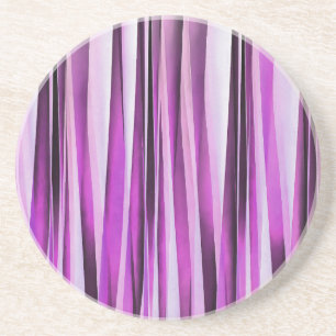 Lavendel-, Iris-und Trauben-Stripy Muster Untersetzer