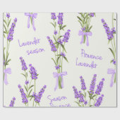 Lavendel-Jahreszeit-Packpapier-Rolle Geschenkpapier (Flach)