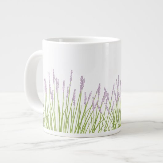 Lavendel-Jumbo-Tasse Jumbo-Tasse (Vorderseite Links)