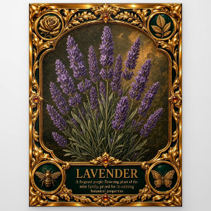 Lavendel, Juwelen-Erbstück-Kunst Postkarte