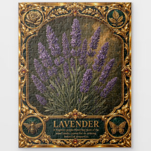 Lavendel, Juwelen-Erbstück-Kunst Puzzle