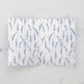 Lavendel Karte (Innenseite)