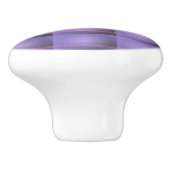 Lavendel Keramikknauf (Seitenansicht)