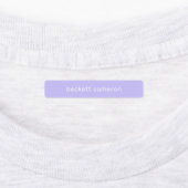 Lavendel Kids benennen Eisen auf Bekleidung Etiketten (Befestigt)