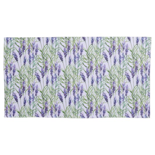 Lavendel Kissenbezug (Vorderseite-Links)