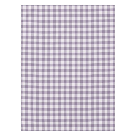 Lavendel klassisches Gingham-Karo Tischdecke (Vorderseite)