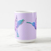 Lavendel-Kolibri-Tasse Kaffeetasse (Mittel)