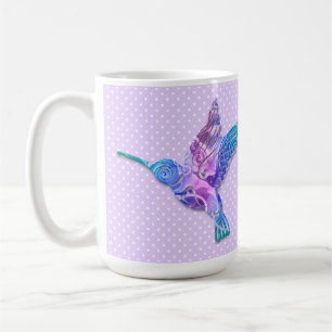 Lavendel-Kolibri-Tasse Kaffeetasse