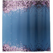 Lavendel Konfetti Duschvorhang (Vorderseite)