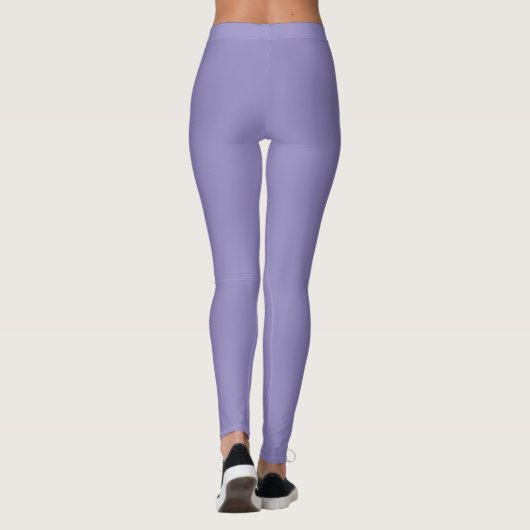 Lavendel-Körper farbige Leggings (Rückseite)