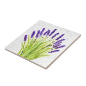 Lavendel Kraut Pflanze Wasserfarbe Rustikale Küche Fliese (Seite)