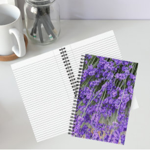 Lavendel-Kräuterblüten Floral Notizblock