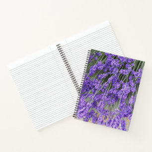 Lavendel-Kräuterblüten Floral Notizblock