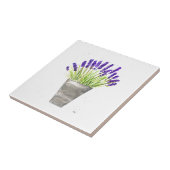 Lavendel Kräutertopf Pflanze Rustikale Lila Küche Fliese (Seite)