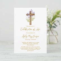 Lavendel-Kreuz-Feier des Lebens Begräbnis