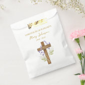 Lavendel-Kreuz-Trauer-Andenkenbeutel Geschenktütchen (Versiegelt)