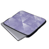 Lavendel Kristalle... Laptopschutzhülle (Vorne Knopf)