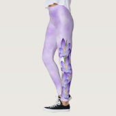 Lavendel-Krokus-Blumen-Leggings Leggings (Links)