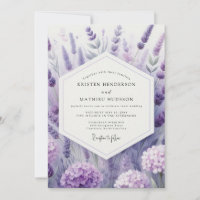 Lavendel-Künstlerische Wiesenhochzeit