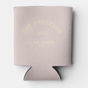 Lavendel Kuss Vintage Meer Familie Name Dosenkühler