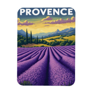Lavendel Landschaft Provence Frankreich Magnet