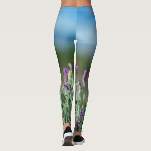 Lavendel Leggings (Rückseite)