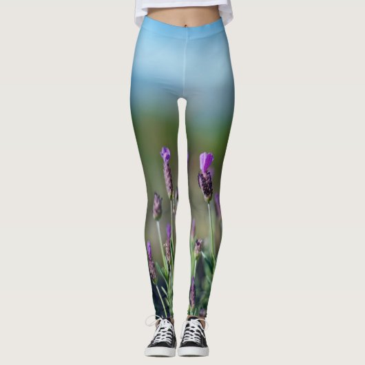 Lavendel Leggings (Vorderseite)