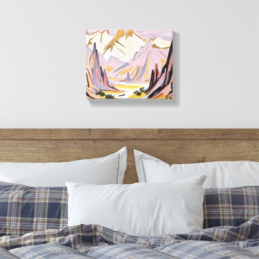 Lavendel Leinwanddruck (Insitu (Schlafzimmer))