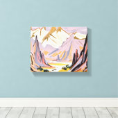 Lavendel Leinwanddruck (Insitu (Holzboden))