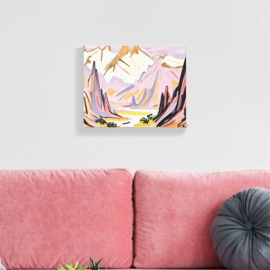 Lavendel Leinwanddruck (Insitu (Wohnzimmer))