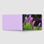 Lavendel, Liebe & Hingabe Gelb, Hochzeit Gästebuch (Voll)
