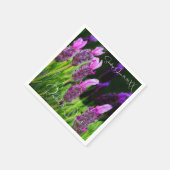 Lavendel, Liebe & Hingabe, Hochzeit Serviette (Ecke)